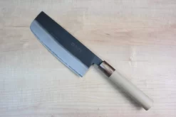 Mizuno Tanrenjo Akitada Hontanren Series White Steel No.2 Nakiri 165mm (6.4 Inch, HKNA)