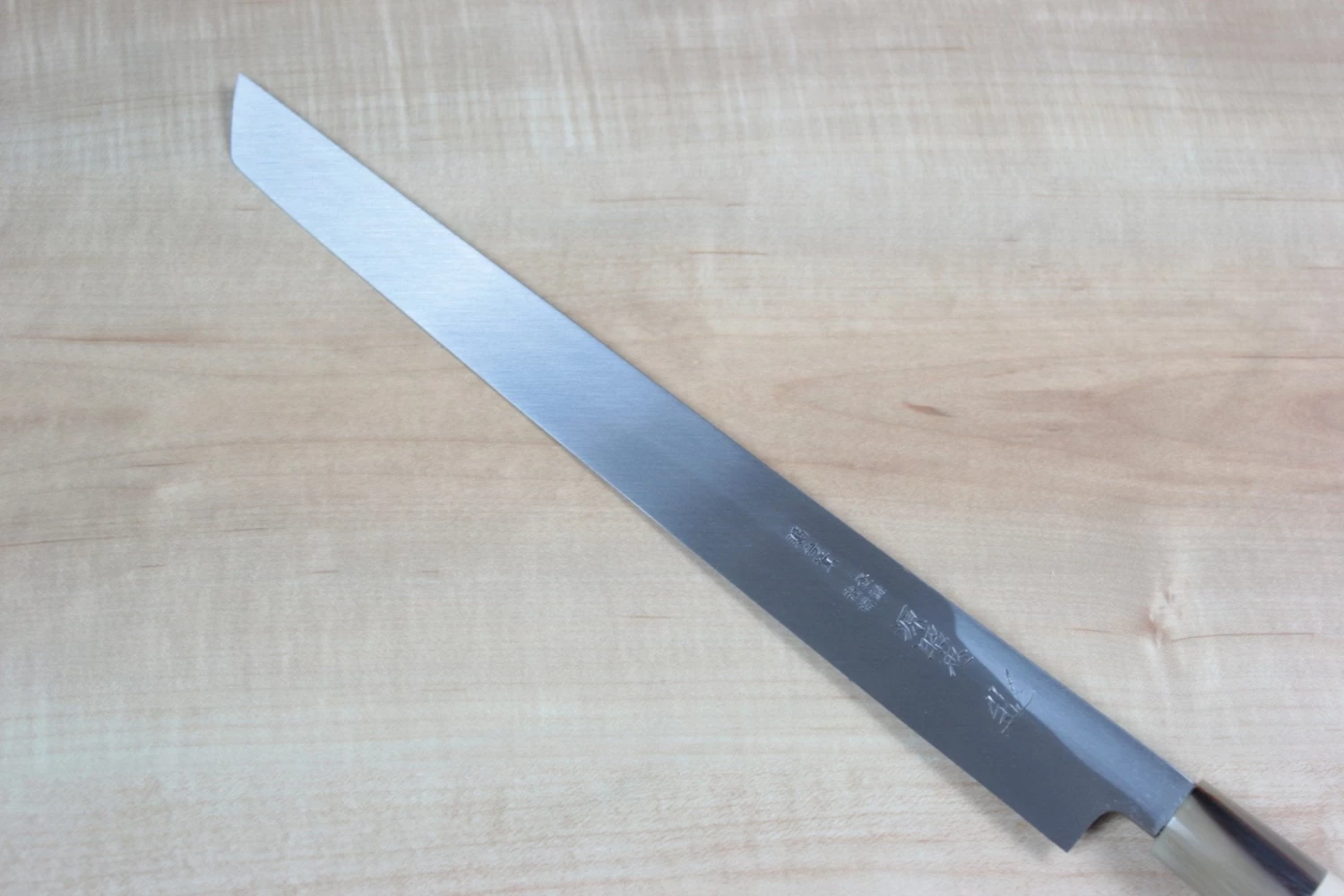 Mizuno Tanrenjo Akitada Ao Hagane DX Series Blue Steel No.1 Sakimaru Takohiki 300mm (11.8inch) 2 Mizuno Tanrenjo Akitada Ao Hagane DX Series Blue Steel No.1 Sakimaru Takohiki 300mm (11.8inch) - Image 2