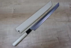 Mizuno Tanrenjo Akitada Ho Kasumi Series White Steel No.2 HK-30 Sakimaru Takohiki 270mm (10.6 Inch)