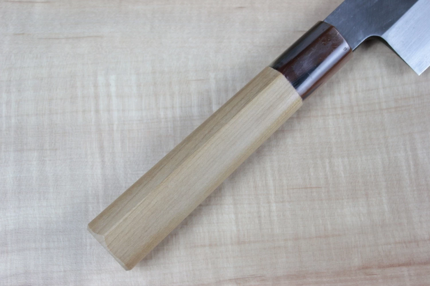 Mizuno Tanrenjo Akitada Hon Kasumi Series White Steel No.2 Usuba (180mm To 240mm, 5 Sizes) 3 Mizuno Tanrenjo Akitada Hon Kasumi Series White Steel No.2 Usuba (180mm To 240mm, 5 Sizes) - Image 3