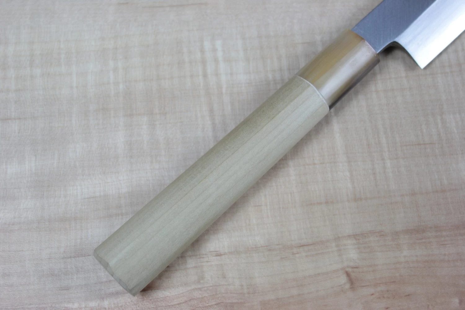 Mizuno Tanrenjo Akitada Ao Hagane DX Series Blue Steel No.1 Yanagiba (180mm To 360mm, 7 Sizes) 3 Mizuno Tanrenjo Akitada Ao Hagane DX Series Blue Steel No.1 Yanagiba (180mm To 360mm, 7 Sizes) - Image 3