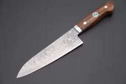 Mr. Itou “Luna Series” R-2 Custom Damascus Gyuto 170mm (6.6 Inch) Desert Ironwood Handle (IT-137B)