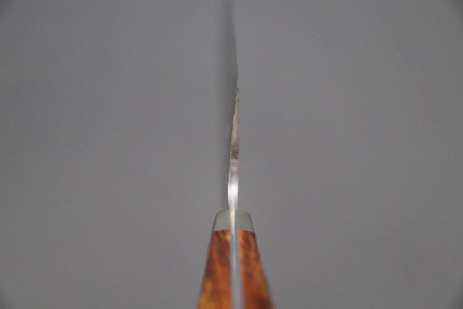 Mr. Itou “Luna Series” R-2 Custom Damascus Gyuto 170mm (6.6 Inch) Desert Ironwood Handle (IT-137B) 4 Mr. Itou “Luna Series” R-2 Custom Damascus Gyuto 170mm (6.6 Inch) Desert Ironwood Handle (IT-137B) - Image 4