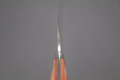 Mr. Itou “Luna Series” R-2 Custom Damascus Gyuto 170mm (6.6 Inch) Brown Wood-Micarta Handle (IT-140A) 9 Mr. Itou “Luna Series” R-2 Custom Damascus Gyuto 170mm (6.6 Inch) Brown Wood-Micarta Handle (IT-140A) -Knife Sale Shop mr itou gyuto mr itou luna series r 2 custom damascus gyuto 170mm 6 6 inch orange color micarta handle it 140a 39852620153115 scaled