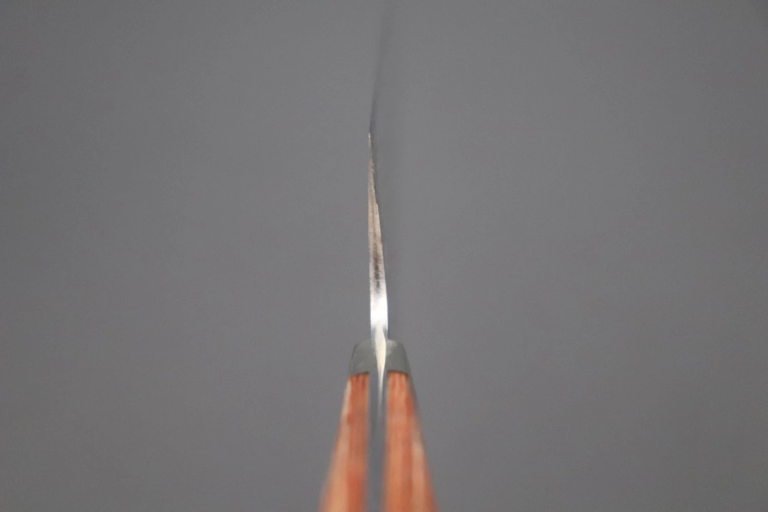 Mr. Itou “Luna Series” R-2 Custom Damascus Gyuto 170mm (6.6 Inch) Brown Wood-Micarta Handle (IT-140A) 4 Mr. Itou “Luna Series” R-2 Custom Damascus Gyuto 170mm (6.6 Inch) Brown Wood-Micarta Handle (IT-140A) - Image 4