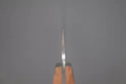 Mr. Itou “Luna Series” R-2 Custom Damascus Gyuto 170mm (6.6 Inch) Brown Wood-Micarta Handle (IT-140B) -Knife Sale Shop mr itou gyuto mr itou luna series r 2 custom damascus gyuto 170mm 6 6 inch orange color micarta handle it 140b 39852599968027 scaled