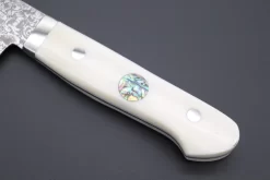 Mr. Itou “Luna Series” R-2 Custom Damascus Gyuto 170mm (6.6 Inch) White Color Camel Bone Handle (IT-132) 8 Mr. Itou “Luna Series” R-2 Custom Damascus Gyuto 170mm (6.6 Inch) White Color Camel Bone Handle (IT-132) -Knife Sale Shop mr itou gyuto mr itou luna series r 2 custom damascus gyuto 170mm 6 6 inch white color camel bone handle it 132 39846430671131 scaled