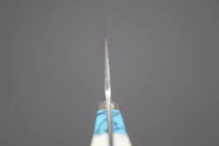 Mr. Itou “Luna Series” R-2 Custom Damascus Gyuto 185mm (7.2 Inch) "Custom Combination Handle (Turquoise, White Color Camel Bone, Ironwood.)" (IT-130) 9 Mr. Itou “Luna Series” R-2 Custom Damascus Gyuto 185mm (7.2 Inch) "Custom Combination Handle (Turquoise, White Color Camel Bone, Ironwood.)" (IT-130) -Knife Sale Shop mr itou gyuto mr itou luna series r 2 custom damascus gyuto 185mm 7 2 inch custom combination handle turquoise white color camel bone ironwood it 130 39846383780123 scaled