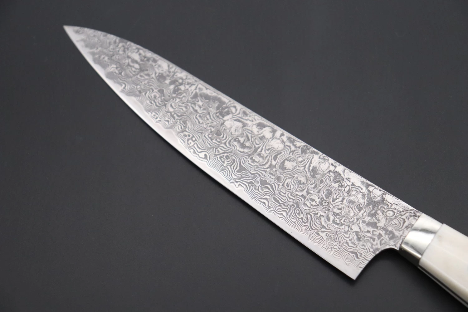Mr. Itou R-2 Custom Damascus Gyuto 160mm (6.2 Inch) "Stag Handle" (IT-199) 2 Mr. Itou R-2 Custom Damascus Gyuto 160mm (6.2 Inch) "Stag Handle" (IT-199) - Image 2