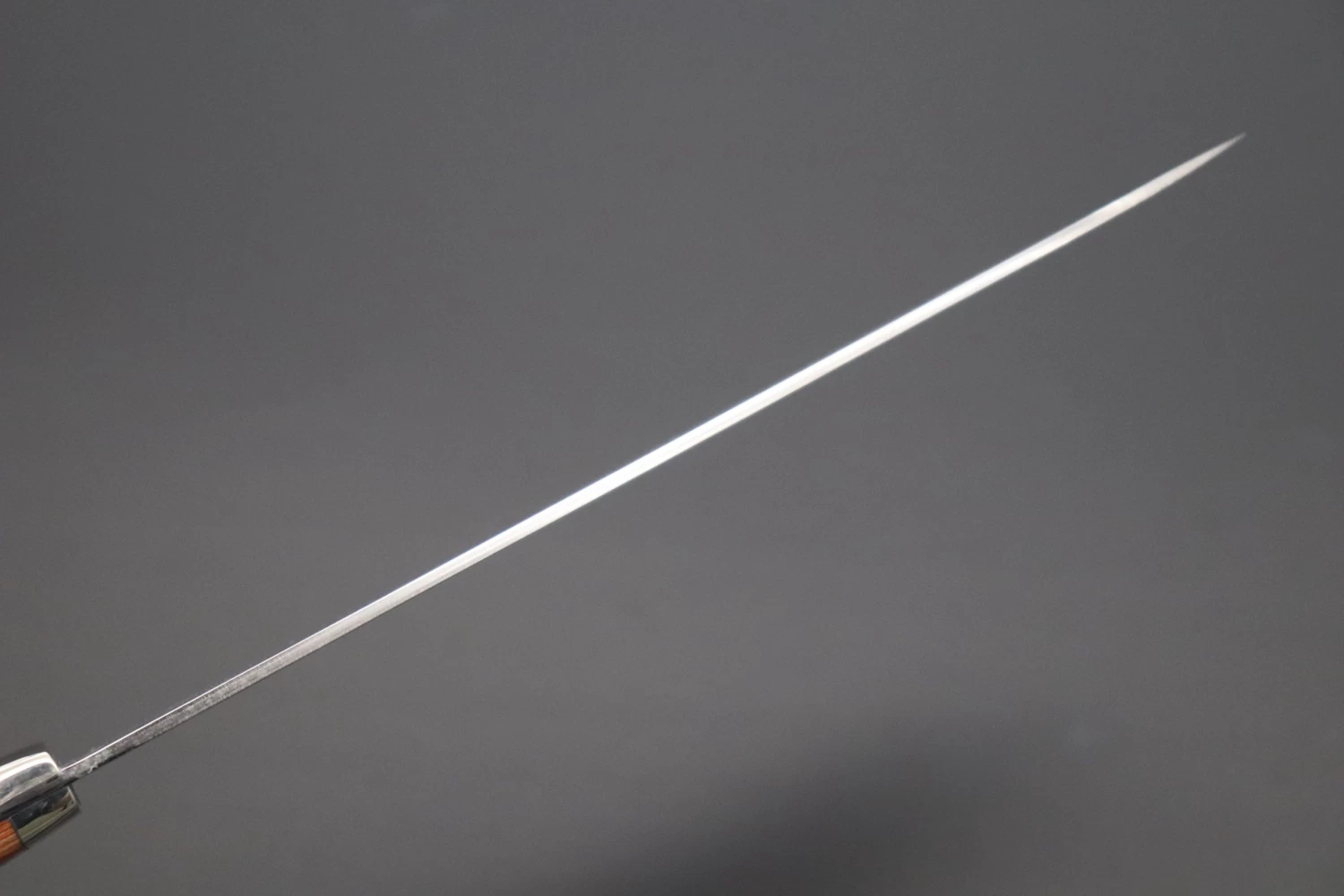 Mr. Itou R-2 Custom Damascus Gyuto 180mm (7 Inch) "Brown Pakka Wood Handle" (IT-40) 5 Mr. Itou R-2 Custom Damascus Gyuto 180mm (7 Inch) "Brown Pakka Wood Handle" (IT-40) - Image 5