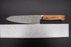 Mr. Itou R-2 Custom Damascus Gyuto 180mm (7 Inch) "Brown Pakka Wood Handle" (IT-40) 15 Mr. Itou R-2 Custom Damascus Gyuto 180mm (7 Inch) "Brown Pakka Wood Handle" (IT-40) -Knife Sale Shop mr itou gyuto mr itou r 2 custom damascus gyuto 180mm 7 inch brown pakka wood handle it 40 42915967762715 scaled