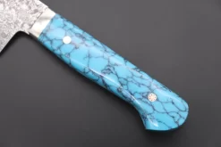 Mr. Itou R-2 Custom Damascus Gyuto 180mm (7 Inch,Turquoise GemStone Handle,IT-204) 10 Mr. Itou R-2 Custom Damascus Gyuto 180mm (7 Inch,Turquoise GemStone Handle,IT-204) -Knife Sale Shop mr itou gyuto mr itou r 2 custom damascus gyuto 180mm 7 inch turquoise gemstone handle it 204 43554819211547 scaled