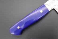 Mr. Itou R-2 Custom Damascus Gyuto 190mm (7.4inch, Lapis Lazuri Gem-Composite Stone Handle, IT-208) -Knife Sale Shop mr itou gyuto mr itou r 2 custom damascus gyuto 190mm 7 4inch lapis lazuri gem composite stone handle it 208 43564908413211 scaled