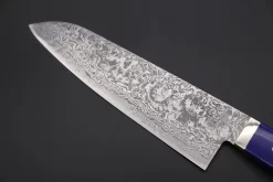 Knife Sale Shop -Knife Sale Shop mr itou gyuto mr itou r 2 custom damascus gyuto 190mm 7 4inch lapis lazuri gem composite stone handle it 208 43564908544283 scaled