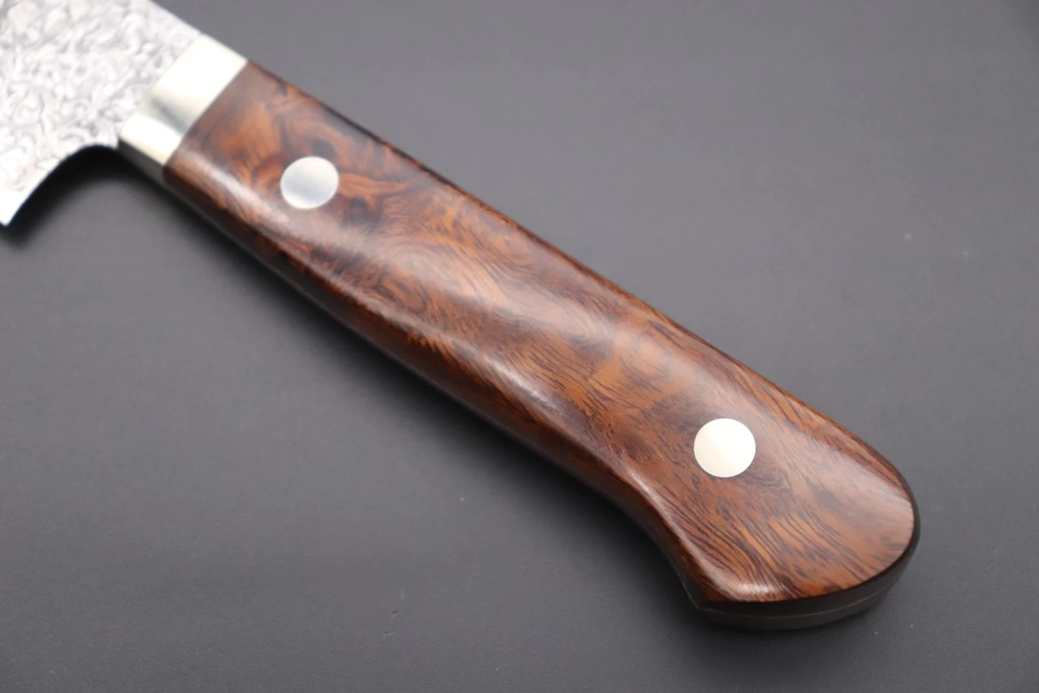 Mr. Itou R-2 Custom Damascus Petty 135mm (5.3 Inch, Desert Ironwood Handle,IT-72) 2 Mr. Itou R-2 Custom Damascus Petty 135mm (5.3 Inch, Desert Ironwood Handle,IT-72) - Image 2