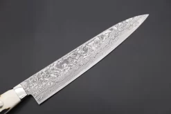 Mr. Itou R-2 Custom Damascus Petty 165mm (6.4 Inch,Stag Handle,IT-197) 13 Mr. Itou R-2 Custom Damascus Petty 165mm (6.4 Inch,Stag Handle,IT-197) -Knife Sale Shop mr itou petty mr itou r 2 custom damascus petty 165mm 6 4 inch stag handle it 197 43519145935131 scaled