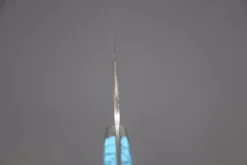 Mr. Itou R-2 Custom Damascus Santoku 175mm (6.8 Inch, "Custom Combination Handle(Turquoise Gem-Composite Stone/Abalone/Ironwood)" (IT-160) 9 Mr. Itou R-2 Custom Damascus Santoku 175mm (6.8 Inch, "Custom Combination Handle(Turquoise Gem-Composite Stone/Abalone/Ironwood)" (IT-160) -Knife Sale Shop mr itou santoku mr itou r 2 custom damascus santoku 175mm 6 8 inch custom combination handle turquoise gem composite stone abalone ironwood it 160 39846640746779 scaled