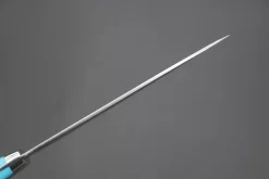 Mr. Itou R-2 Custom Damascus Small Santoku 130mm (5.1 Inch ,Turquoise Gem-Composite Stone Handle, IT-195) 12 Mr. Itou R-2 Custom Damascus Small Santoku 130mm (5.1 Inch ,Turquoise Gem-Composite Stone Handle, IT-195) -Knife Sale Shop mr itou santoku mr itou r 2 custom damascus small santoku 130mm 5 1 inch turquoise gem composite stone handle it 195 43519106023707 scaled