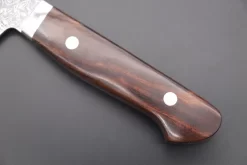 Mr. Itou R-2 Custom Damascus Small Santoku 150mm (5.9 Inch, Ironwood Handle" (IT-209) -Knife Sale Shop mr itou santoku mr itou r 2 custom damascus small santoku 150mm 5 9 inch ironwood handle it 209 43564929057051 scaled