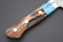 Mr. Itou "Treasure Hunter Series" R-2 Custom Damascus Santoku 175mm (6.8 Inch) "Custom Combination Handle (Turquoise Gem Stone/Samber Stag/Ironwood)" (IT-157) 11 Mr. Itou "Treasure Hunter Series" R-2 Custom Damascus Santoku 175mm (6.8 Inch) "Custom Combination Handle (Turquoise Gem Stone/Samber Stag/Ironwood)" (IT-157) -Knife Sale Shop mr itou santoku mr itou treasure hunter series r 2 custom damascus santoku 175mm 6 8 inch custom combination handle turquoise gem stone stag ironwood it 157 39846584123675 scaled