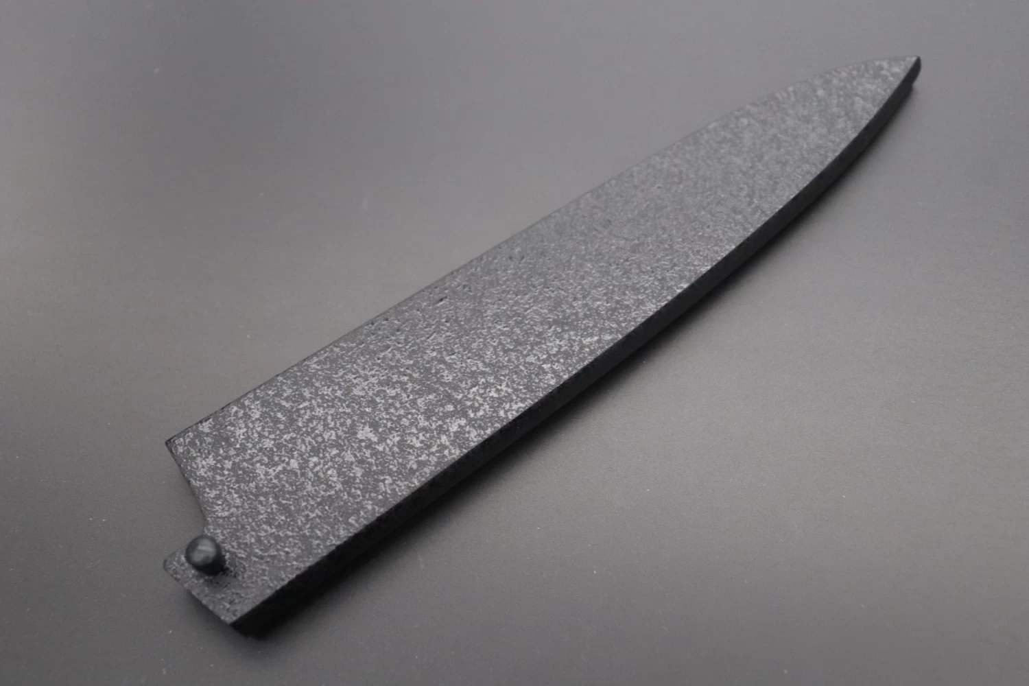 Black Lacquered Wooden Saya For Petty 150mm 1 Black Lacquered Wooden Saya For Petty 150mm