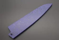 Blue Lacquered Wooden Saya For Gyuto 210mm