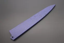 Blue Lacquered Wooden Saya For Sujihiki 240mm