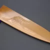 Custom Handmade Carved Wooden Saya For Gyuto 240mm (Mt. Fuji, WS-240-4)
