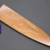 Custom Handmade Carved Wooden Saya For Gyuto 240mm (Sakura, WS-240-12)