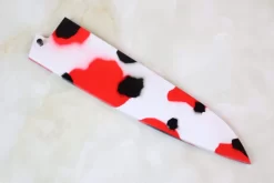 Japanese Modern Wa Art “Nishiki-Goi” Lacquered Wooden Saya For Gyuto 210mm