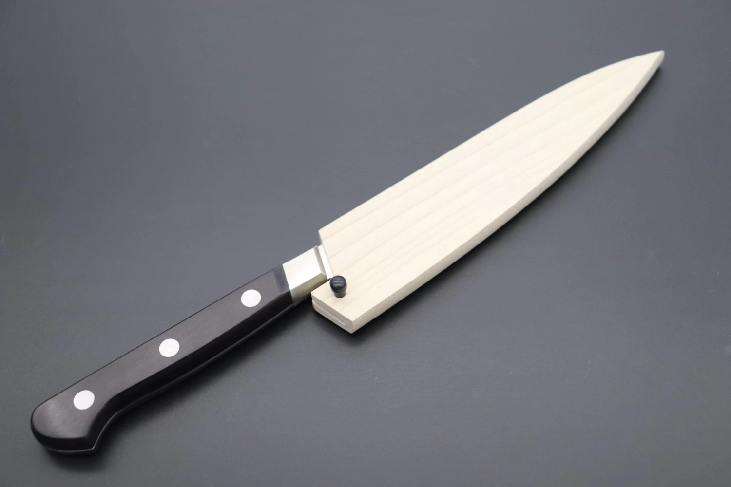 Magnolia Wooden Saya For Misono UX10 No.732 Petty 130mm (UX10 Dimples No.772 Petty130mm) 2 Magnolia Wooden Saya For Misono UX10 No.732 Petty 130mm (UX10 Dimples No.772 Petty130mm) - Image 2