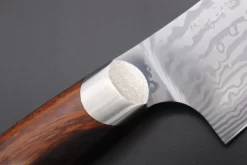 Custom Knife Maker Saito Hiroshi Custom Core-Less Damascus Gyuto 190mm (7.4 Inch, Desert Ironwood Handle, SH-6) -Knife Sale Shop others gyuto custom knife maker saito hiroshi custom core less damascus gyuto 190mm 7 4 inch desert ironwood handle sh 6 43309847347483 scaled