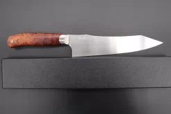 Custom Knife Maker Saito Hiroshi Custom VG-10 Gyuto 190mm (7.4 Inch, Quince Burl Wood Handle, SH-7) -Knife Sale Shop others gyuto custom knife maker saito hiroshi custom vg 10 gyuto 190mm 7 4 inch quince burl wood handle sh 7 43309230522651 scaled