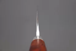 Custom Knife Maker Saito Hiroshi Custom VG-10 Gyuto 190mm (7.4 Inch, Quince Burl Wood Handle, SH-7) -Knife Sale Shop others gyuto custom knife maker saito hiroshi custom vg 10 gyuto 190mm 7 4 inch quince burl wood handle sh 7 43309230555419 scaled