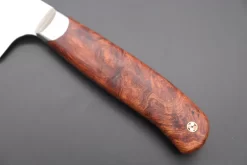 Custom Knife Maker Saito Hiroshi Custom VG-10 Gyuto 190mm (7.4 Inch, Quince Burl Wood Handle, SH-7) -Knife Sale Shop others gyuto custom knife maker saito hiroshi custom vg 10 gyuto 190mm 7 4 inch quince burl wood handle sh 7 43309230653723 scaled