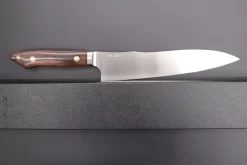 Custom Knife Maker Saito Hiroshi Custom VG-10 Gyuto 210mm (8.2 Inch, Brown Camel Bone Handle) (SA-25) -Knife Sale Shop others gyuto master saito custom vg 10 gyuto 210mm 8 2 inch brown camel bone handle sa 25 41863503937819 scaled