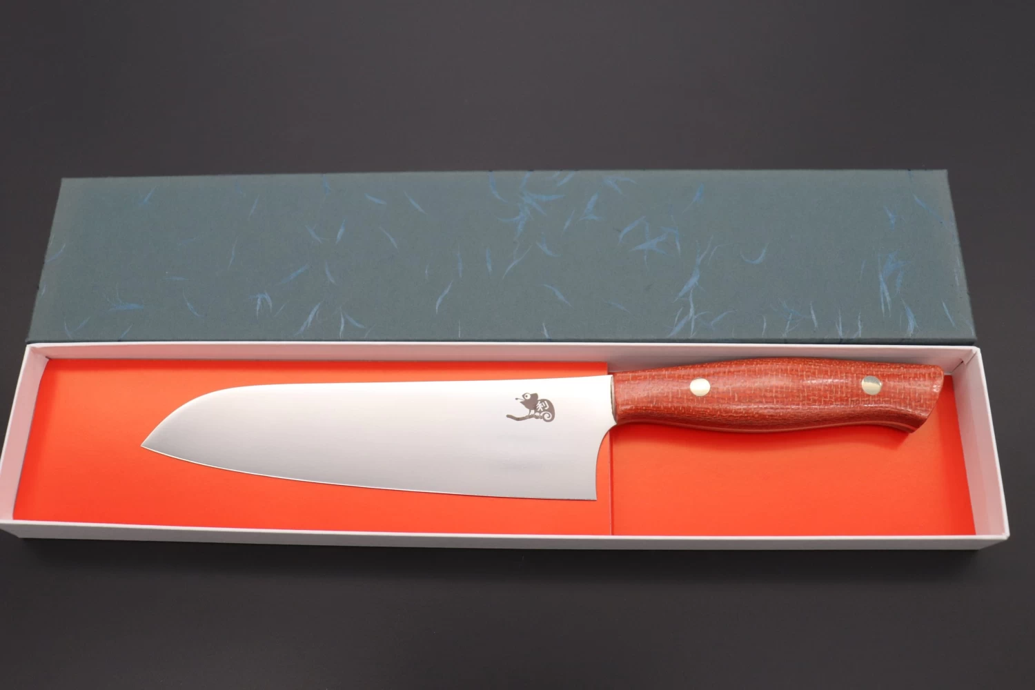 Toshiyuki Takahashi Custom Kitchen Knife TT-11 Santoku 170mm (6.6 Inch) 8 Toshiyuki Takahashi Custom Kitchen Knife TT-11 Santoku 170mm (6.6 Inch) - Image 8