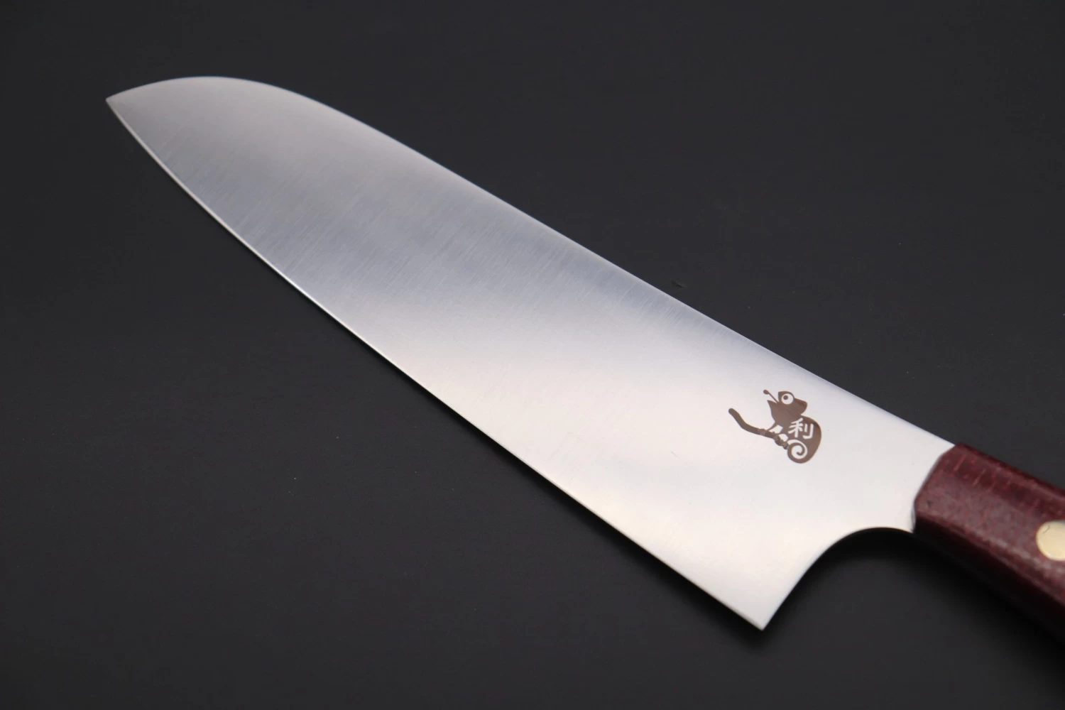 Toshiyuki Takahashi Custom Kitchen Knife TT-13 Santoku 170mm (6.6 Inch) 2 Toshiyuki Takahashi Custom Kitchen Knife TT-13 Santoku 170mm (6.6 Inch) - Image 2