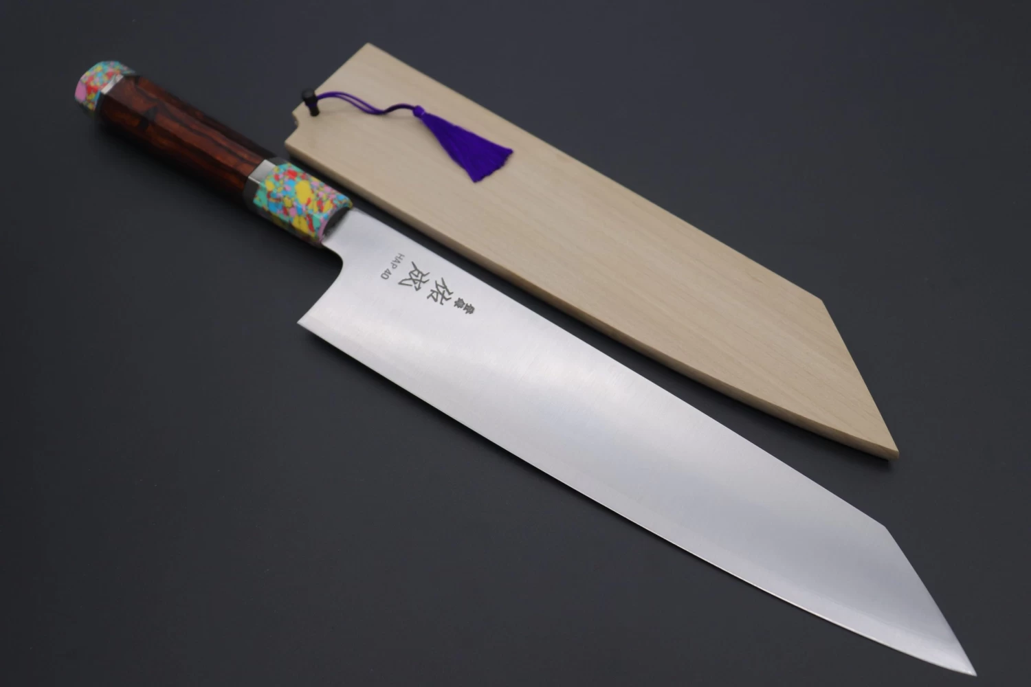 Custom Limited Edition, Sukenari HAP-40 Clad Kiritsuke 270mm (10.6 Inch, SCL-324) 1 Custom Limited Edition, Sukenari HAP-40 Clad Kiritsuke 270mm (10.6 Inch, SCL-324)