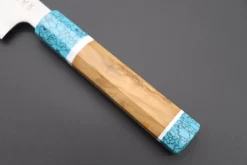 Custom Limited Edition, Sukenari HAP-40 Clad Kiritsuke Slicer 240mm (9.4 Inch, SCL-311) 14 Custom Limited Edition, Sukenari HAP-40 Clad Kiritsuke Slicer 240mm (9.4 Inch, SCL-311) -Knife Sale Shop sukenari kiritsuke custom limited edition sukenari hap 40 clad kiritsuke slicer 240mm 9 4 inch scl 311 42606234566939 scaled