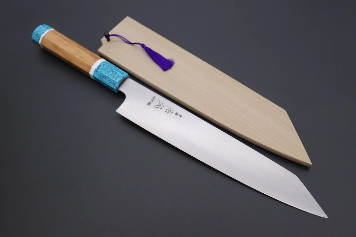 Custom Limited Edition, Sukenari HAP-40 Clad Kiritsuke Slicer 240mm (9.4 Inch, SCL-311) 1 Custom Limited Edition, Sukenari HAP-40 Clad Kiritsuke Slicer 240mm (9.4 Inch, SCL-311)