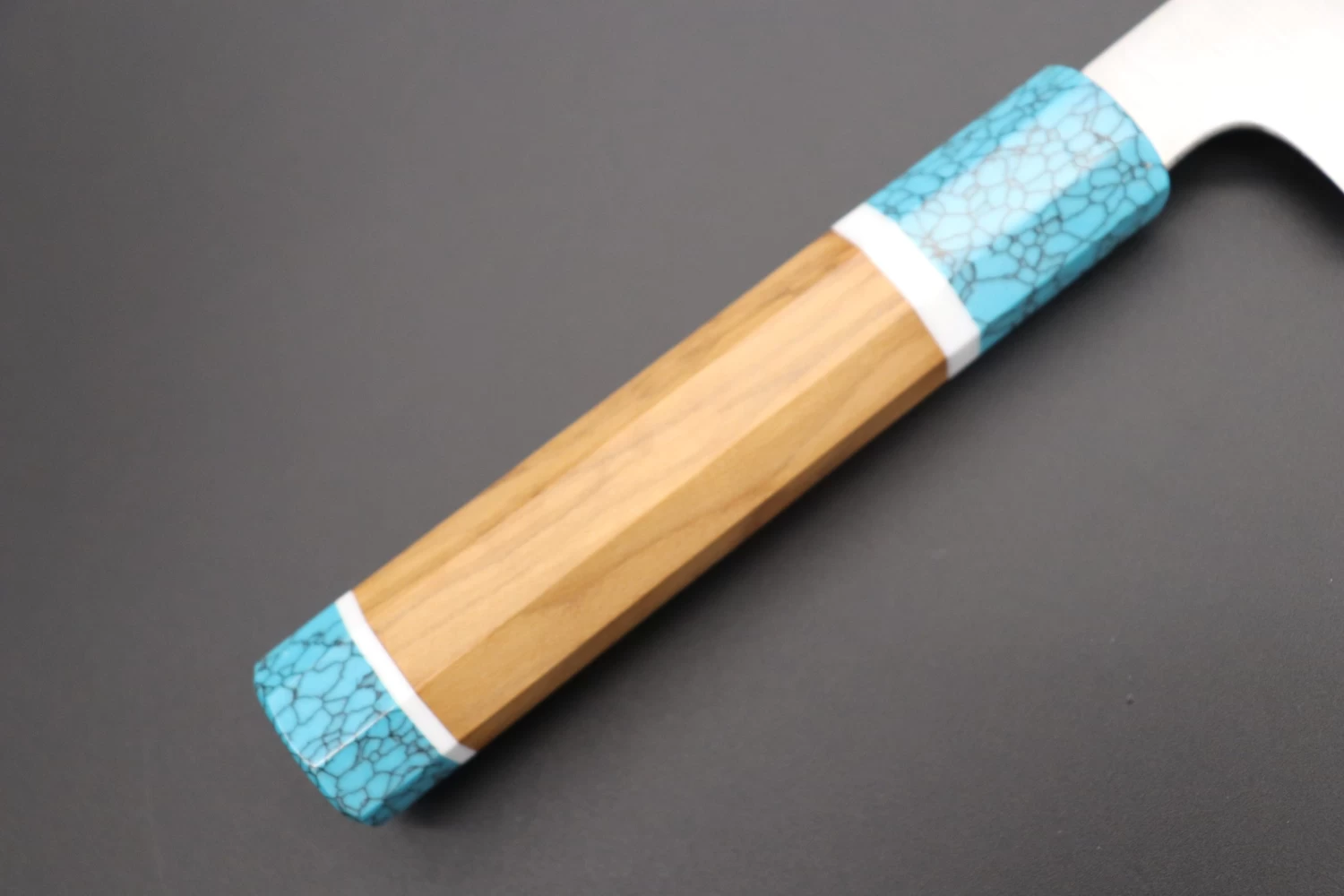 Custom Limited Edition, Sukenari HAP-40 Clad Kiritsuke Slicer 240mm (9.4 Inch, SCL-311) 3 Custom Limited Edition, Sukenari HAP-40 Clad Kiritsuke Slicer 240mm (9.4 Inch, SCL-311) - Image 3