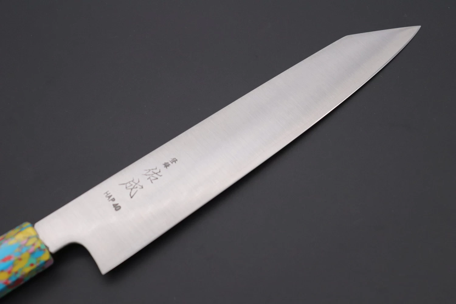 Custom Limited Edition, Sukenari HAP-40 Clad Kiritsuke Slicer 240mm (9.4 Inch, SCL-315) 2 Custom Limited Edition, Sukenari HAP-40 Clad Kiritsuke Slicer 240mm (9.4 Inch, SCL-315) - Image 2