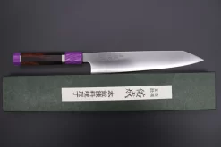 Custom Limited Edition, Sukenari ZDP-189 Clad Kiritsuke Slicer 240mm (9.4 Inch, SCL-317) -Knife Sale Shop sukenari kiritsuke custom limited edition sukenari hap 40 clad kiritsuke slicer 240mm 9 4 inch scl 317 42606498775323 scaled