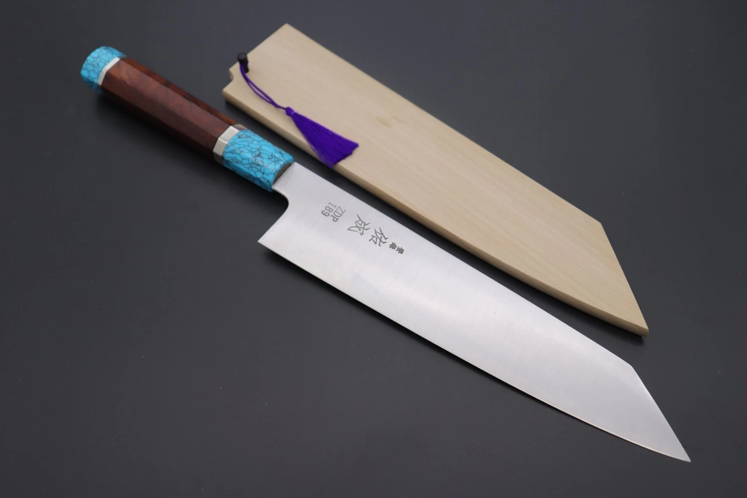 Custom Limited Edition, Sukenari ZDP-189 Clad Kiritsuke 240mm (9.4 Inch, SCL-347) 1 Custom Limited Edition, Sukenari ZDP-189 Clad Kiritsuke 240mm (9.4 Inch, SCL-347)