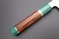 Custom Limited Edition, Sukenari ZDP-189 Clad Kiritsuke Slicer 240mm (9.4 Inch, SCL-322) -Knife Sale Shop sukenari kiritsuke custom limited edition sukenari zdp 189 clad kiritsuke slicer 240mm 9 4 inch scl 322 42606829371675 scaled