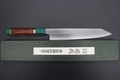 Custom Limited Edition, Sukenari ZDP-189 Clad Kiritsuke Slicer 240mm (9.4 Inch, SCL-322) -Knife Sale Shop sukenari kiritsuke custom limited edition sukenari zdp 189 clad kiritsuke slicer 240mm 9 4 inch scl 322 42606829568283 scaled