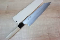 Sukenari HAP-40 Series Kiritsuke (210mm To 270mm, 3 Sizes, Octagon Shaped Magnolia Wood Handle)