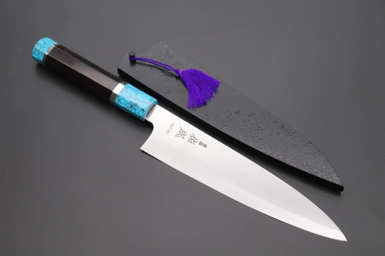 Custom Limited Edition, Sukenari HAP-40 Clad Wa Gyuto 210mm (8.2 Inch, SCL-405) 1 Custom Limited Edition, Sukenari HAP-40 Clad Wa Gyuto 210mm (8.2 Inch, SCL-405)