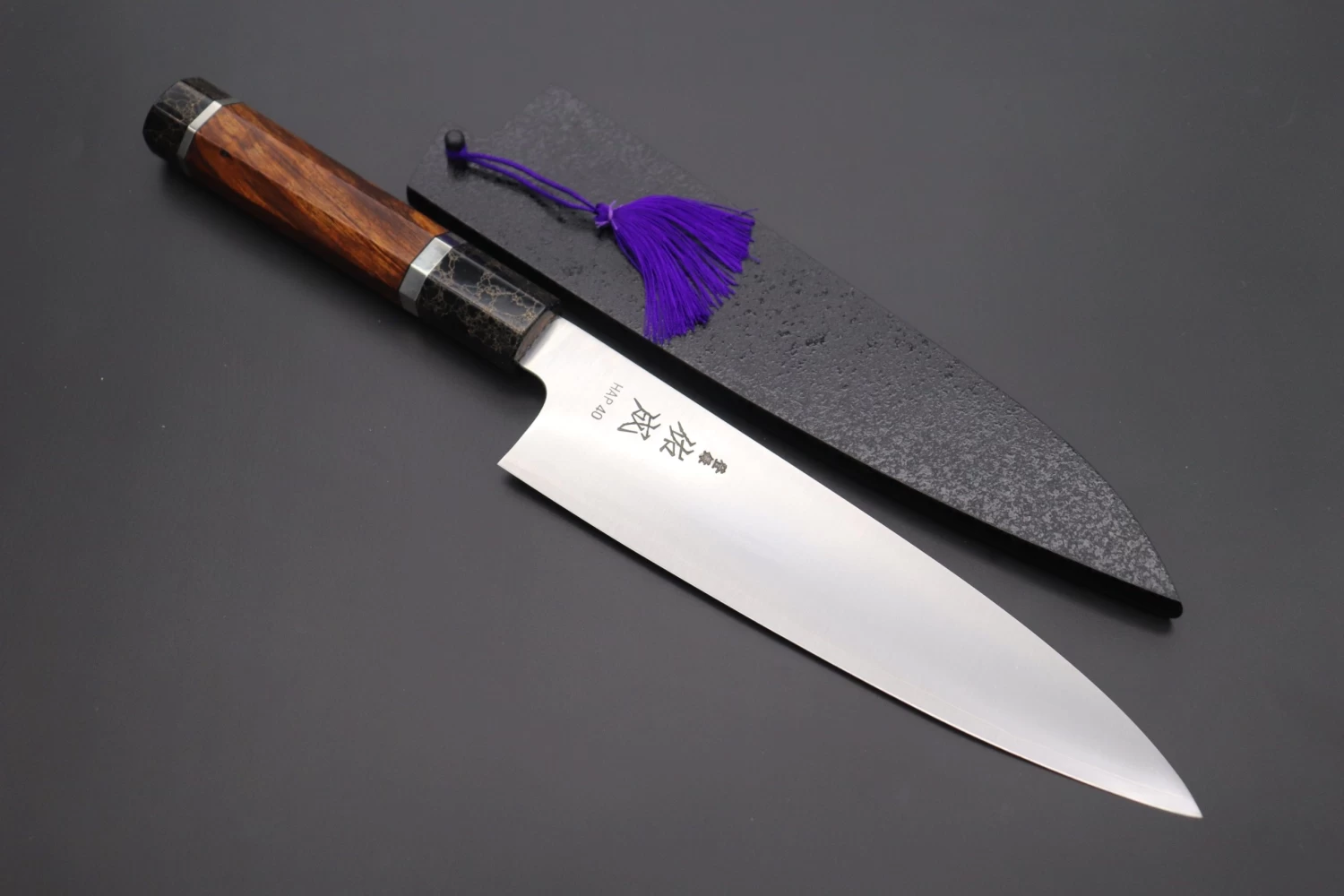 Custom Limited Edition, Sukenari HAP-40 Clad Wa Gyuto 210mm (8.2 Inch, SCL-407) 1 Custom Limited Edition, Sukenari HAP-40 Clad Wa Gyuto 210mm (8.2 Inch, SCL-407)